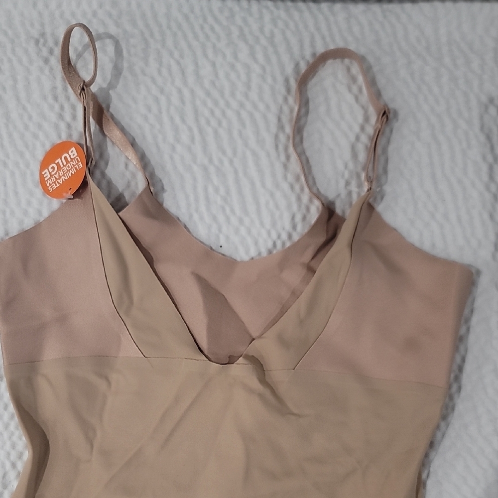 Open Bust Shaper Slip Dress - Picture 2 of 4